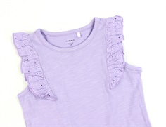 Name It purple rose flæse top